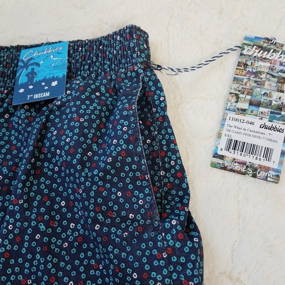 Chubbies The What in Carnations Classic Swim Trunks - Picture 5 of 8
